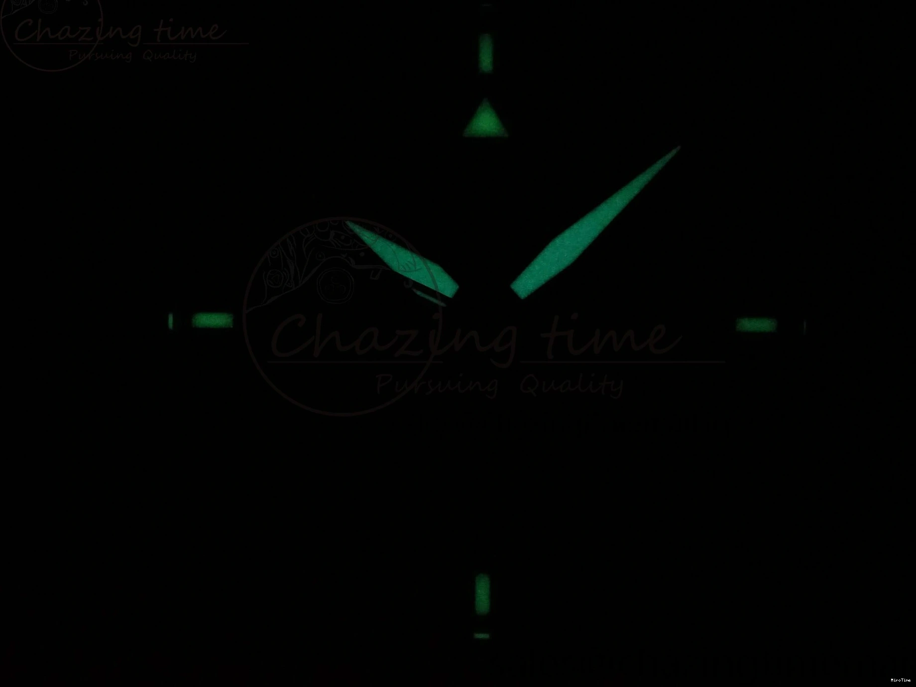 MIROTIME 0102 Pilot Mark XX BLSF 1:1 Best Edition Black Blue Dial on Blue Rubber Strap MIYOTA Sleek 6989